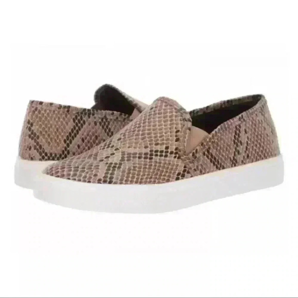 Steve Madden Slip On Snake Print Python SYMBA Platform Sneakers - Picture 1 of 3